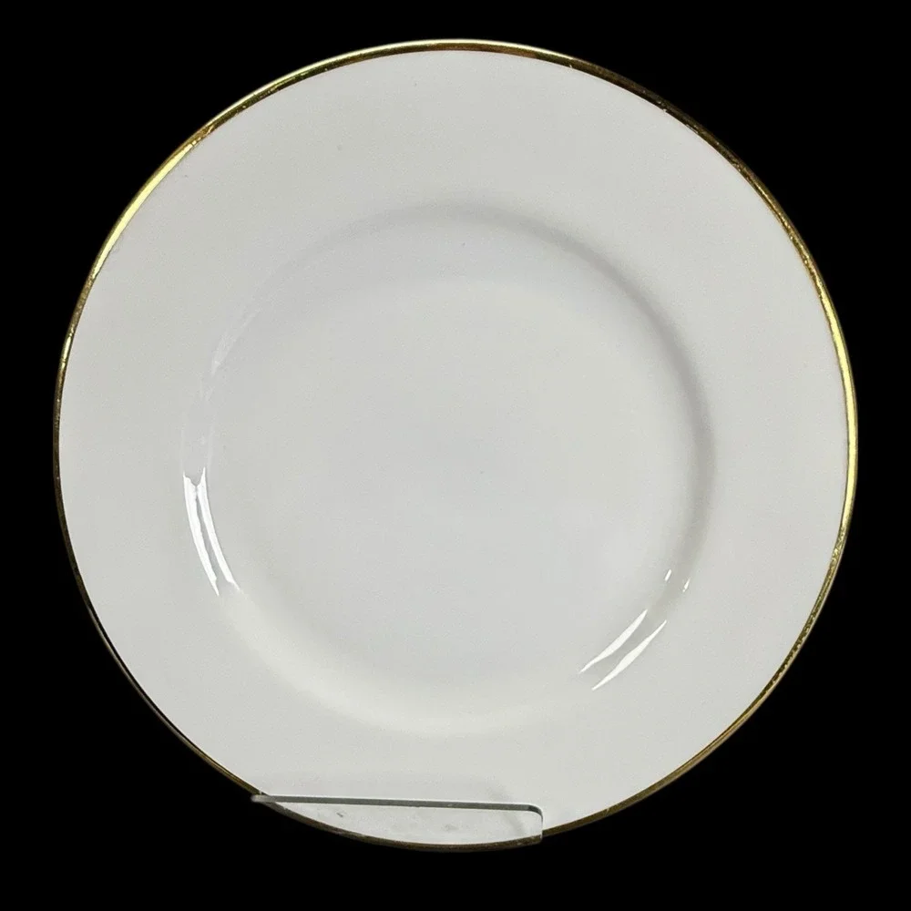 PIER 1 Gold Rim White 7.5